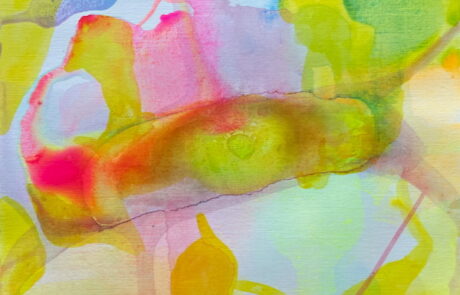 Alice Voglino, Riflessione #02, 2025, acrilici su cartoncino finitura lino, cm 30,5×30,5